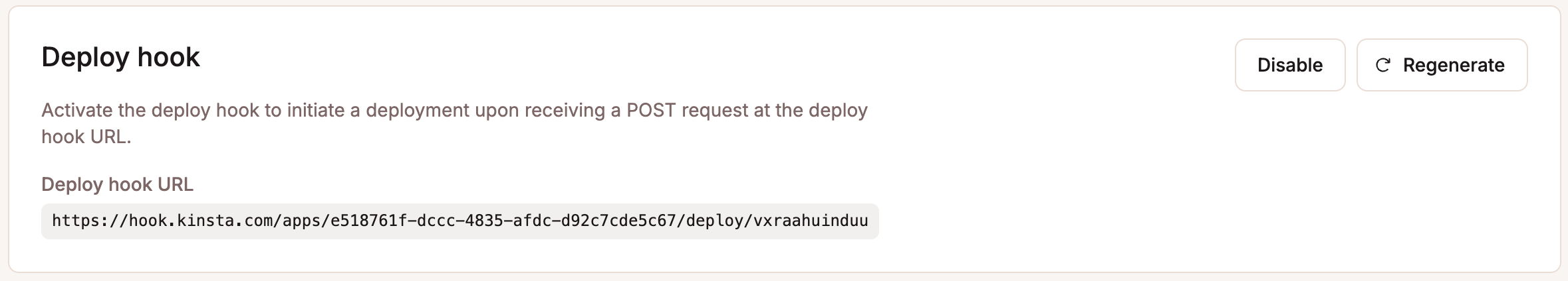 Set up a deploy hook for your application.